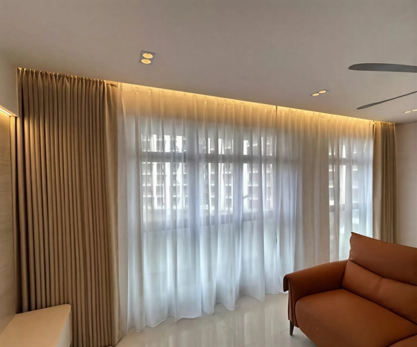 Custom Living Room Curtains