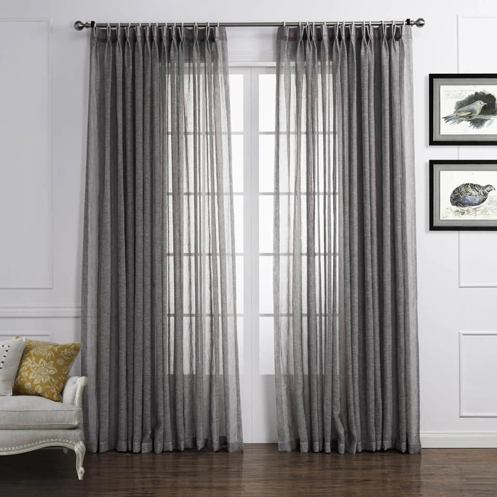 grey-linen-sheer-drapes-for-living-room-gray-sheer-curtain